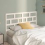 Solid white pine wood bed headboard 141x4x100 cm by vidaXL, Headboards and footboards - Ref: Foro24-814190, Price: 47,40 €, D...