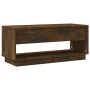 Smoked oak engineered wood TV cabinet 102x41x44 cm by vidaXL, TV Furniture - Ref: Foro24-812972, Price: 53,70 €, Discount: %