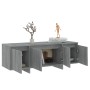 Sonoma gray plywood TV cabinet 120x30x40.5 cm by vidaXL, TV Furniture - Ref: Foro24-813051, Price: 63,99 €, Discount: %