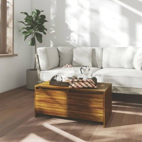 Oak brown engineered wood coffee table 90x50x41.5 cm by vidaXL, Coffee table - Ref: Foro24-813031, Price: 45,99 €, Discount: %