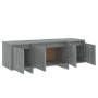 Sonoma gray plywood TV cabinet 120x30x40.5 cm by vidaXL, TV Furniture - Ref: Foro24-813051, Price: 63,99 €, Discount: %