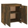 Smoked oak plywood sideboard 70x41x75 cm by vidaXL, Sideboards - Ref: Foro24-813002, Price: 69,41 €, Discount: %