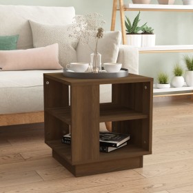 Brown oak plywood coffee table 40x40x43 cm by vidaXL, Coffee table - Ref: Foro24-813091, Price: 33,47 €, Discount: %