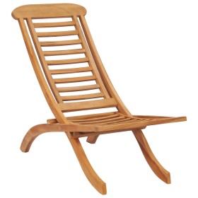 Folding garden chair made of solid teak wood 50x90x69 cm by vidaXL, Garden chairs - Ref: Foro24-319163, Price: 142,99 €, Disc...