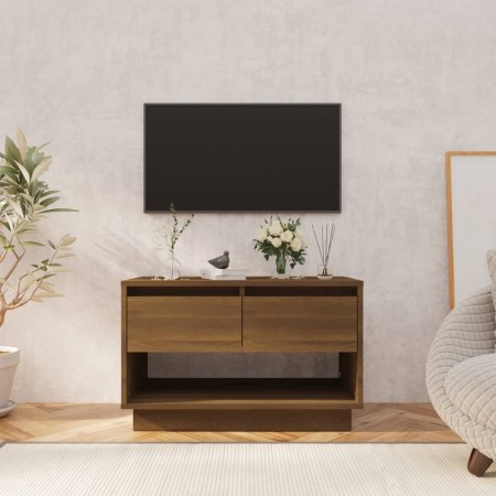 Mueble de TV de madera de ingeniería marrón roble 70x41x44 cm de vidaXL, Muebles TV - Ref: Foro24-812977, Precio: 61,99 €, De...