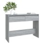 Mesa consola madera de ingeniería gris Sonoma 100x35x76,5 cm de vidaXL, Mesas auxiliares - Ref: Foro24-813036, Precio: 56,45 ...