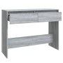 Mesa consola madera de ingeniería gris Sonoma 100x35x76,5 cm de vidaXL, Mesas auxiliares - Ref: Foro24-813036, Precio: 56,45 ...