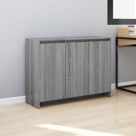 Aparador de madera de ingeniería gris Sonoma 102x33x75 cm de vidaXL, Aparadores - Ref: Foro24-813015, Precio: 83,48 €, Descue...