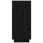 Aparador de madera maciza de pino negro 110x34x75 cm de vidaXL, Aparadores - Ref: Foro24-813818, Precio: 132,99 €, Descuento: %