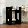 Estantería/divisor de espacios madera pino negro 41x35x57 cm de vidaXL, Librerías y estanterías - Ref: Foro24-813858, Precio:...