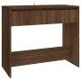 Oak brown engineered wood console table 89x41x76.5 cm by vidaXL, Side tables - Ref: Foro24-813001, Price: 47,98 €, Discount: %