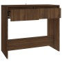 Oak brown engineered wood console table 89x41x76.5 cm by vidaXL, Side tables - Ref: Foro24-813001, Price: 47,98 €, Discount: %