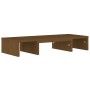 Soporte de monitor madera maciza pino marrón miel 60x24x10,5 cm de vidaXL, Muebles TV - Ref: Foro24-813937, Precio: 20,99 €, ...