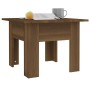 Mesa de centro madera contrachapada marrón roble 55x55x42 cm de vidaXL, Mesas de centro - Ref: Foro24-813070, Precio: 34,93 €...