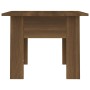 Mesa de centro madera contrachapada marrón roble 55x55x42 cm de vidaXL, Mesas de centro - Ref: Foro24-813070, Precio: 34,93 €...