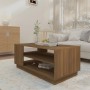 Oak brown engineered wood coffee table 102x55x43 cm by vidaXL, Coffee table - Ref: Foro24-813085, Price: 54,70 €, Discount: %