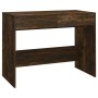 Escritorio madera de ingeniería roble ahumado 101x50x76,5 cm de vidaXL, Escritorios - Ref: Foro24-812996, Precio: 64,48 €, De...