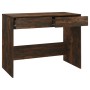 Escritorio madera de ingeniería roble ahumado 101x50x76,5 cm de vidaXL, Escritorios - Ref: Foro24-812996, Precio: 64,48 €, De...