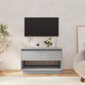 TV stand made of Sonoma gray engineered wood 70x41x44 cm by vidaXL, TV Furniture - Ref: Foro24-812976, Price: 44,79 €, Discou...