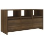 Oak brown engineered wood TV cabinet 102x37.5x52.5cm by vidaXL, TV Furniture - Ref: Foro24-813025, Price: 76,05 €, Discount: %