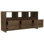 Oak brown engineered wood TV cabinet 102x37.5x52.5cm by vidaXL, TV Furniture - Ref: Foro24-813025, Price: 76,05 €, Discount: %