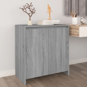 Aparador de madera contrachapada gris Sonoma 70x41x75 cm de vidaXL, Aparadores - Ref: Foro24-813003, Precio: 68,22 €, Descuen...