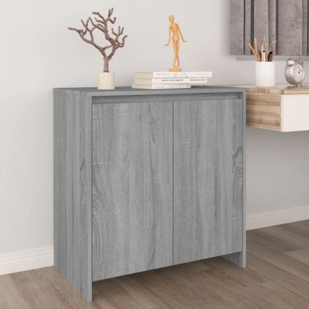 Sonoma graues Sperrholz-Sideboard 70x41x75 cm von vidaXL, Sideboards - Ref: Foro24-813003, Preis: 68,46 €, Rabatt: %