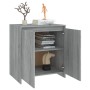 Aparador de madera contrachapada gris Sonoma 70x41x75 cm de vidaXL, Aparadores - Ref: Foro24-813003, Precio: 68,22 €, Descuen...