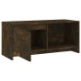 Smoked oak engineered wood TV cabinet 90x35x40 cm by vidaXL, TV Furniture - Ref: Foro24-813017, Price: 48,99 €, Discount: %