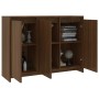 Aparador de madera de ingeniería marrón roble 102x33x75 cm de vidaXL, Aparadores - Ref: Foro24-813016, Precio: 117,56 €, Desc...