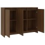 Aparador de madera de ingeniería marrón roble 102x33x75 cm de vidaXL, Aparadores - Ref: Foro24-813016, Precio: 117,56 €, Desc...