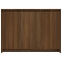 Aparador de madera de ingeniería marrón roble 102x33x75 cm de vidaXL, Aparadores - Ref: Foro24-813016, Precio: 117,56 €, Desc...