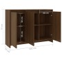 Aparador de madera de ingeniería marrón roble 102x33x75 cm de vidaXL, Aparadores - Ref: Foro24-813016, Precio: 117,56 €, Desc...