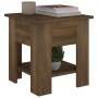 Mesa de centro madera de ingeniería marrón roble 40x40x42 cm de vidaXL, Mesas de centro - Ref: Foro24-813082, Precio: 31,79 €...