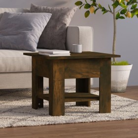 Eiche geräuchert Holzwerkstoff Couchtisch 55x55x42 cm von vidaXL, Couchtisch - Ref: Foro24-813077, Preis: 40,95 €, Rabatt: %