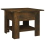 Mesa de centro madera de ingeniería roble ahumado 55x55x42 cm de vidaXL, Mesas de centro - Ref: Foro24-813077, Precio: 42,30 ...