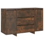 Sideboard with 3 smoked oak drawers 120x41x75 cm by vidaXL, Sideboards - Ref: Foro24-813062, Price: 142,84 €, Discount: %