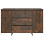 Sideboard with 3 smoked oak drawers 120x41x75 cm by vidaXL, Sideboards - Ref: Foro24-813062, Price: 142,84 €, Discount: %