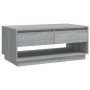 Mesa de centro madera de ingeniería gris Sonoma 102,5x55x44 cm de vidaXL, Mesas de centro - Ref: Foro24-812979, Precio: 99,89...