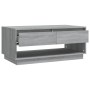 Mesa de centro madera de ingeniería gris Sonoma 102,5x55x44 cm de vidaXL, Mesas de centro - Ref: Foro24-812979, Precio: 99,89...