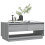 Mesa de centro madera de ingeniería gris Sonoma 102,5x55x44 cm de vidaXL, Mesas de centro - Ref: Foro24-812979, Precio: 99,89...