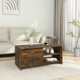 Smoked oak plywood coffee table 102x50x45 cm by vidaXL, Coffee table - Ref: Foro24-813032, Price: 58,94 €, Discount: %