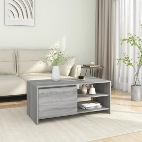 Mesa de centro madera contrachapada gris Sonoma 102x50x45 cm de vidaXL, Mesas de centro - Ref: Foro24-813033, Precio: 76,25 €...