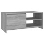 Mesa de centro madera contrachapada gris Sonoma 102x50x45 cm de vidaXL, Mesas de centro - Ref: Foro24-813033, Precio: 76,25 €...