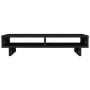 Solid black pine wood monitor stand 60x27x14 cm by vidaXL, Computer bases and risers - Ref: Foro24-814003, Price: 34,90 €, Di...