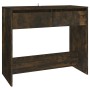 Mesa consola madera de ingeniería roble ahumado 89x41x76,5 cm de vidaXL, Mesas auxiliares - Ref: Foro24-812999, Precio: 44,08...