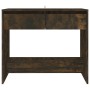 Smoked oak engineered wood console table 89x41x76.5 cm by vidaXL, Side tables - Ref: Foro24-812999, Price: 44,08 €, Discount: %