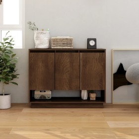 Brown oak engineered wood sideboard 97x31x75 cm by vidaXL, Sideboards - Ref: Foro24-812989, Price: 79,99 €, Discount: %