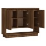 Aparador de madera de ingeniería roble marrón 97x31x75 cm de vidaXL, Aparadores - Ref: Foro24-812989, Precio: 79,99 €, Descue...