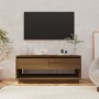 Mueble de TV madera de ingeniería marrón roble 102x41x44 cm de vidaXL, Muebles TV - Ref: Foro24-812974, Precio: 55,19 €, Desc...